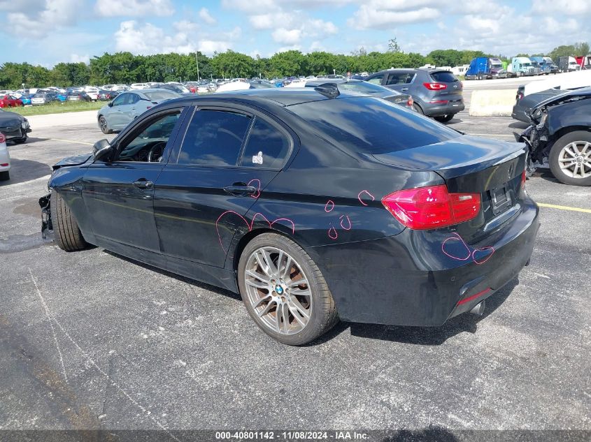 2013 BMW 335I VIN: WBA3A9G54DNP37661 Lot: 40801142