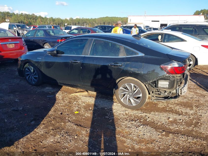 2019 Honda Insight Touring VIN: 19XZE4F95KE002830 Lot: 40801149