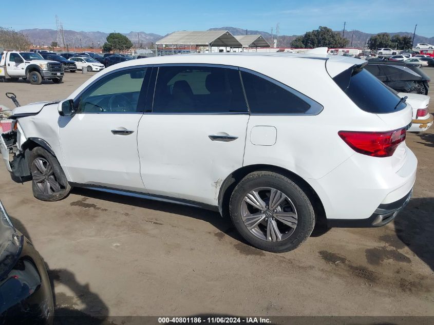 2020 Acura Mdx Standard VIN: 5J8YD3H34LL016357 Lot: 40801186