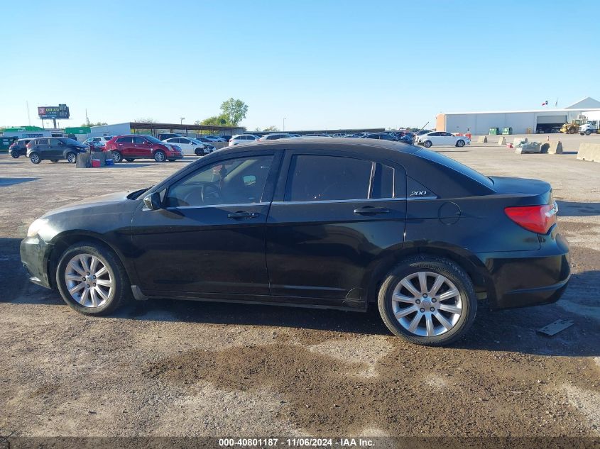 2013 Chrysler 200 Touring VIN: 1C3CCBBB0DN672037 Lot: 40801187