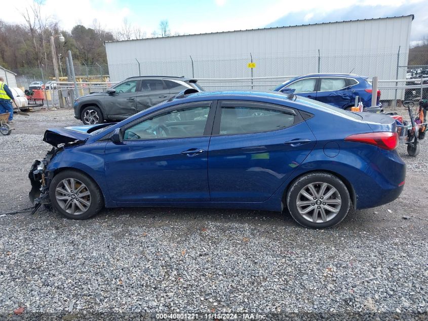 2015 Hyundai Elantra Se VIN: 5NPDH4AE1FH625398 Lot: 40801221