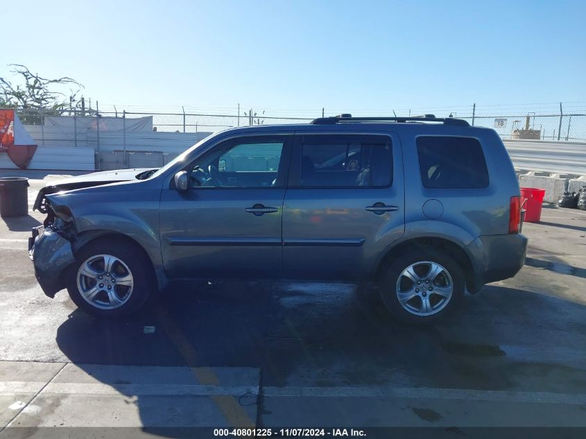 2012 Honda Pilot Ex-L VIN: 5FNYF3H5XCB018952 Lot: 40801225