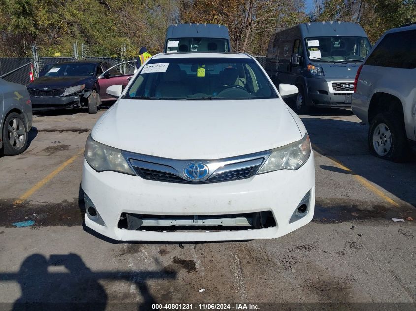 2012 Toyota Camry Hybrid Xle VIN: 4T1BD1FK2CU050077 Lot: 40801231