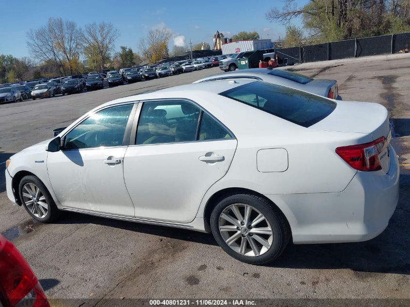 2012 Toyota Camry Hybrid Xle VIN: 4T1BD1FK2CU050077 Lot: 40801231