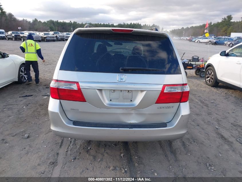 2005 Honda Odyssey Ex-L VIN: 5FNRL38615B415135 Lot: 40801302