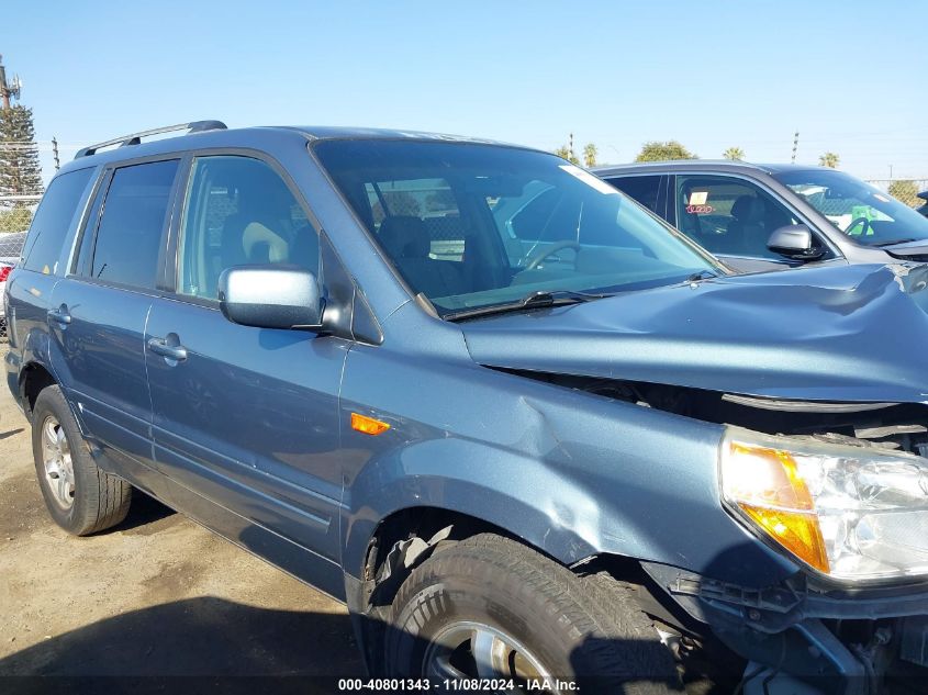 2007 Honda Pilot Ex VIN: 5FNYF28427B028673 Lot: 40801343