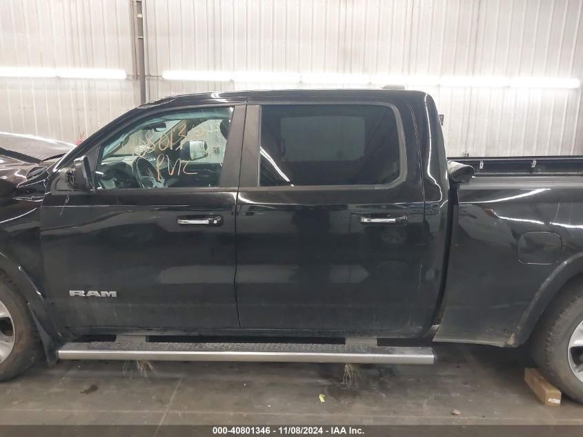 2019 Ram 1500 Laramie 4X4 6'4 Box VIN: 1C6SRFRT3KN568917 Lot: 40801346