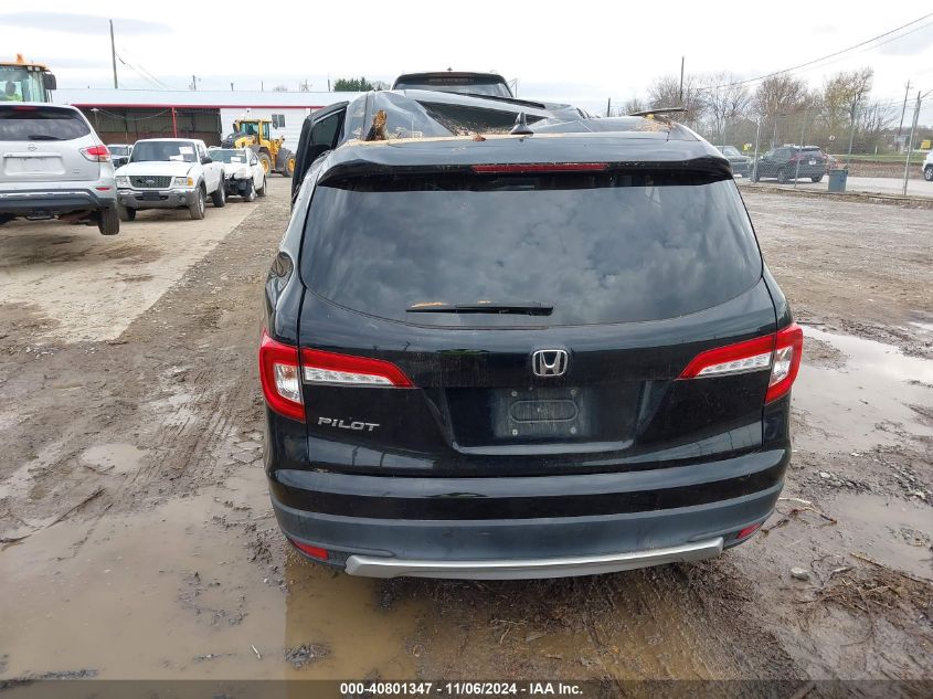 2019 Honda Pilot Ex-L VIN: 5FNYF5H57KB015274 Lot: 40801347