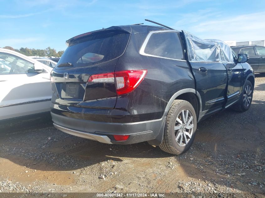 VIN 5FNYF5H57KB015274 2019 Honda Pilot, Ex-L no.1