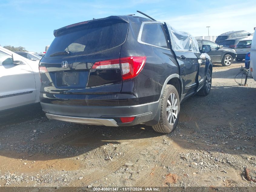 VIN 5FNYF5H57KB015274 2019 Honda Pilot, Ex-L no.4