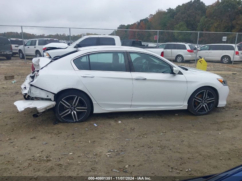 2016 Honda Accord Sport VIN: 1HGCR2F51GA177650 Lot: 40801351