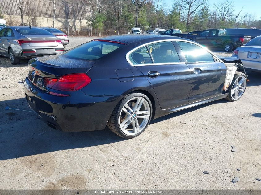 2013 BMW 650I Gran Coupe xDrive VIN: WBA6B4C58DD098547 Lot: 40801373