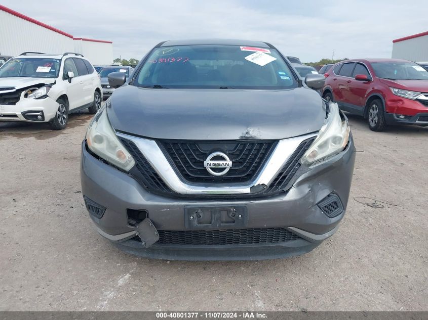 2016 Nissan Murano S VIN: 5N1AZ2MG9GN143020 Lot: 40801377