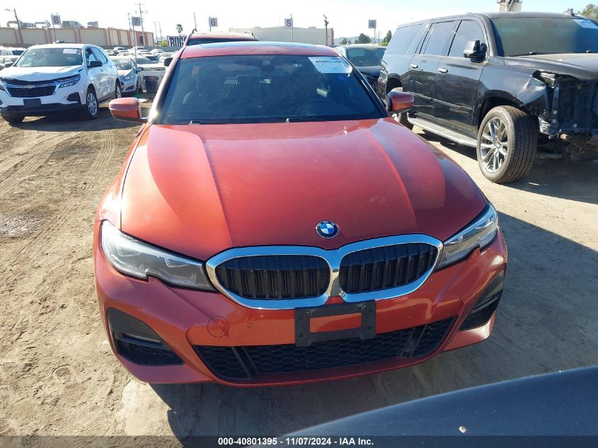 2020 BMW 330I VIN: 3MW5R1J02L8B43801 Lot: 40801395