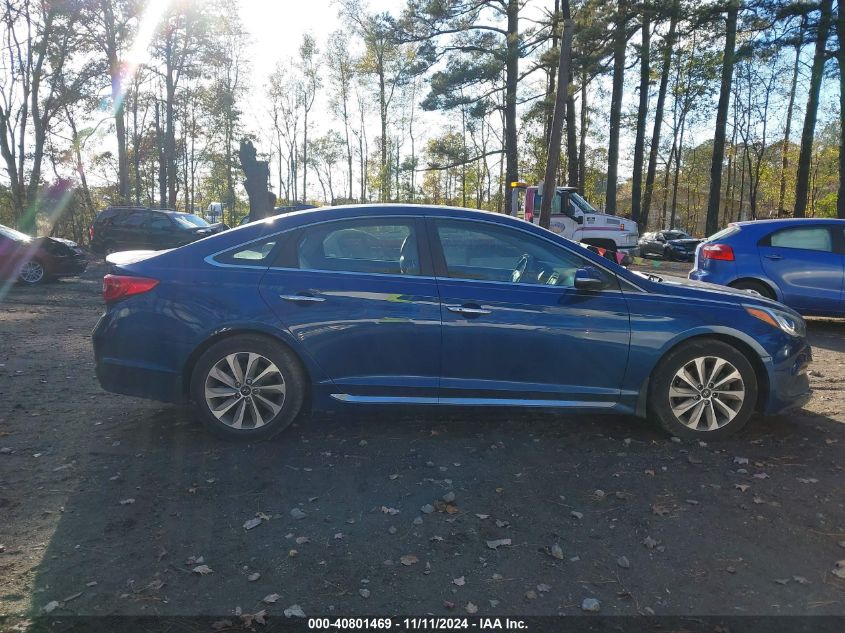 2017 Hyundai Sonata Sport VIN: 5NPE34AF4HH585378 Lot: 40801469