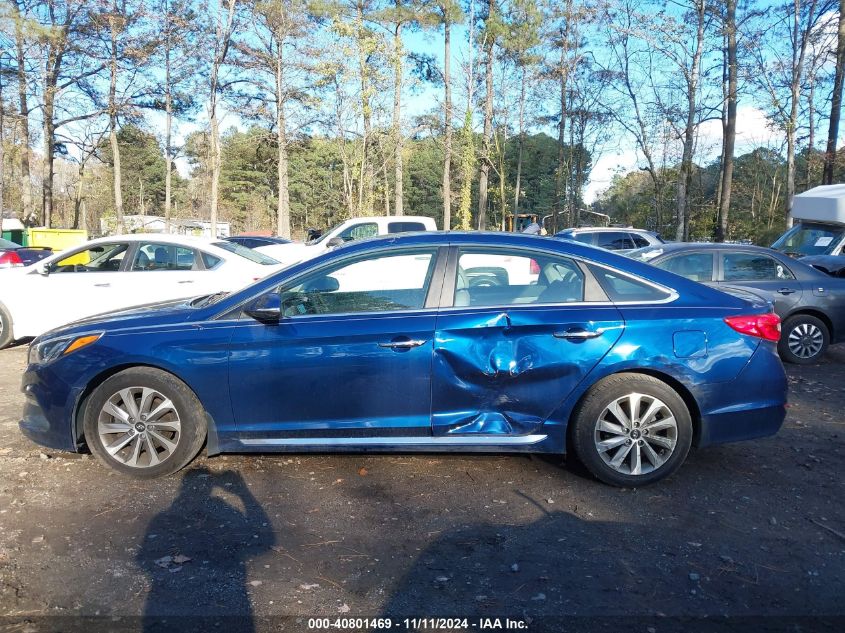 2017 Hyundai Sonata Sport VIN: 5NPE34AF4HH585378 Lot: 40801469