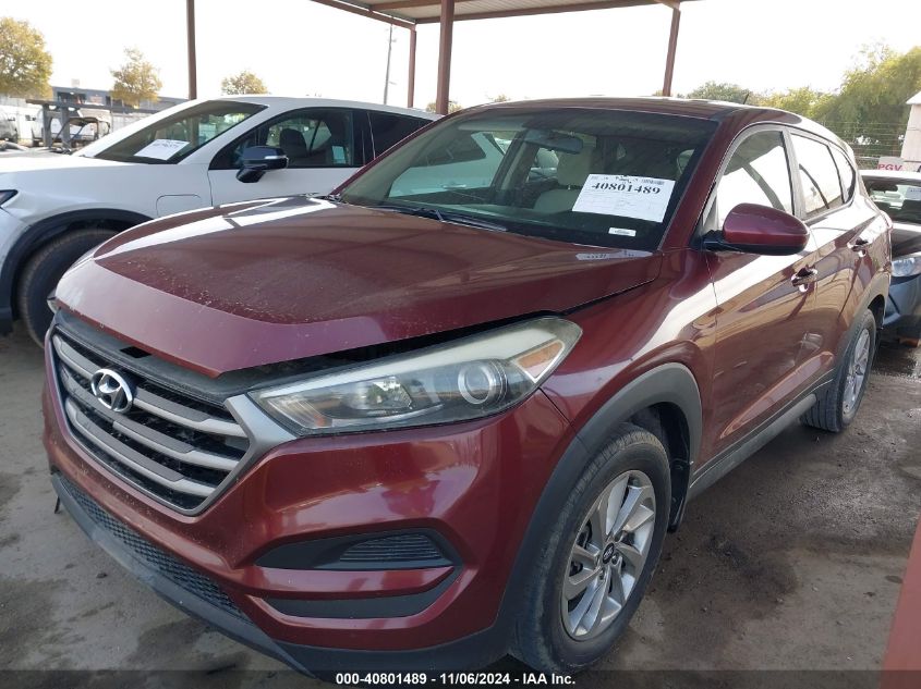 2016 Hyundai Tucson Se VIN: KM8J23A45GU055110 Lot: 40801489