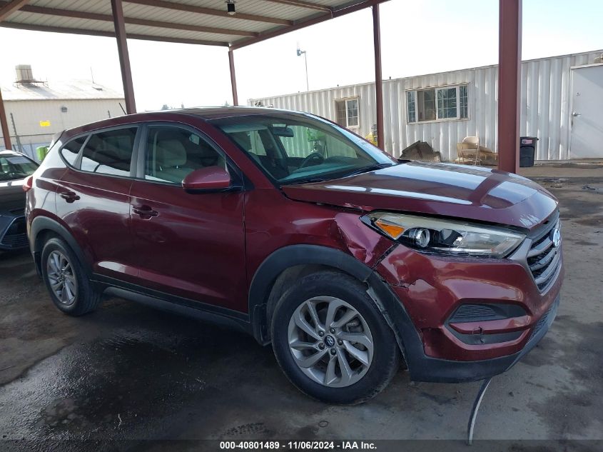 2016 Hyundai Tucson Se VIN: KM8J23A45GU055110 Lot: 40801489