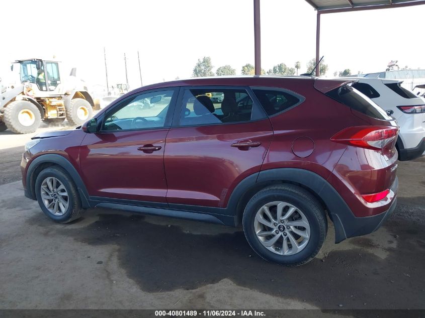 2016 Hyundai Tucson Se VIN: KM8J23A45GU055110 Lot: 40801489