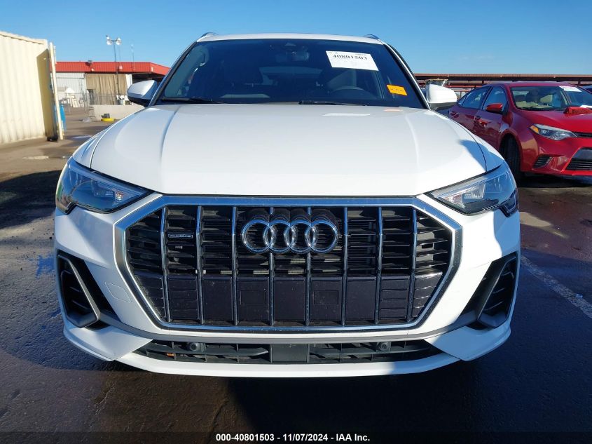 2022 Audi Q3 Premium 45 Tfsi S Line Quattro Tiptronic VIN: WA1DECF30N1109673 Lot: 40801503