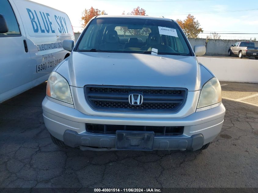 2004 Honda Pilot Ex-L VIN: 2HKYF18544H541830 Lot: 40801514