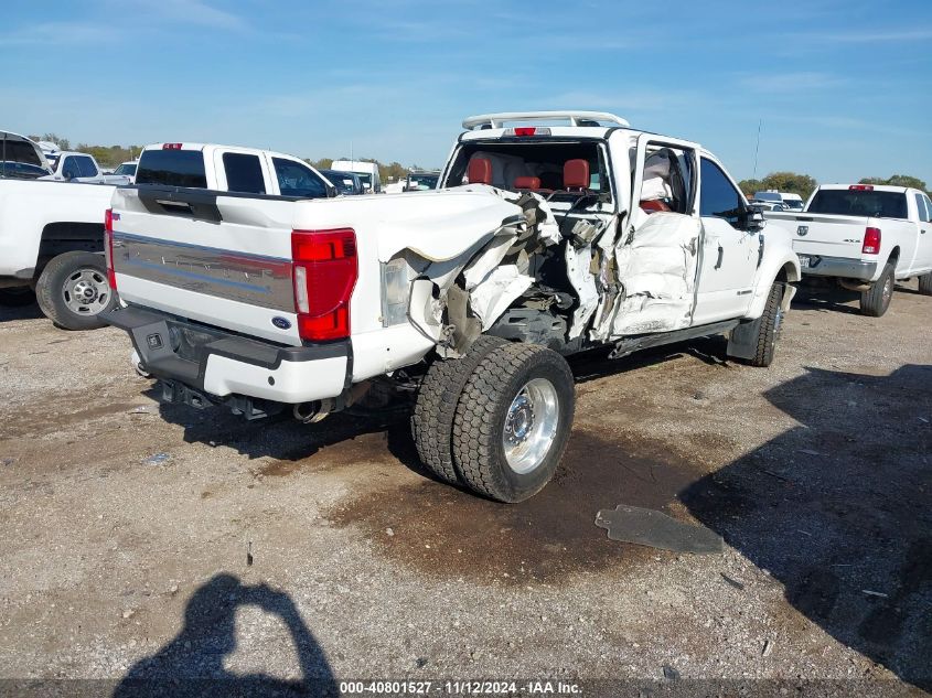 2020 Ford F-450 Platinum VIN: 1FT8W4DT0LEC61472 Lot: 40801527