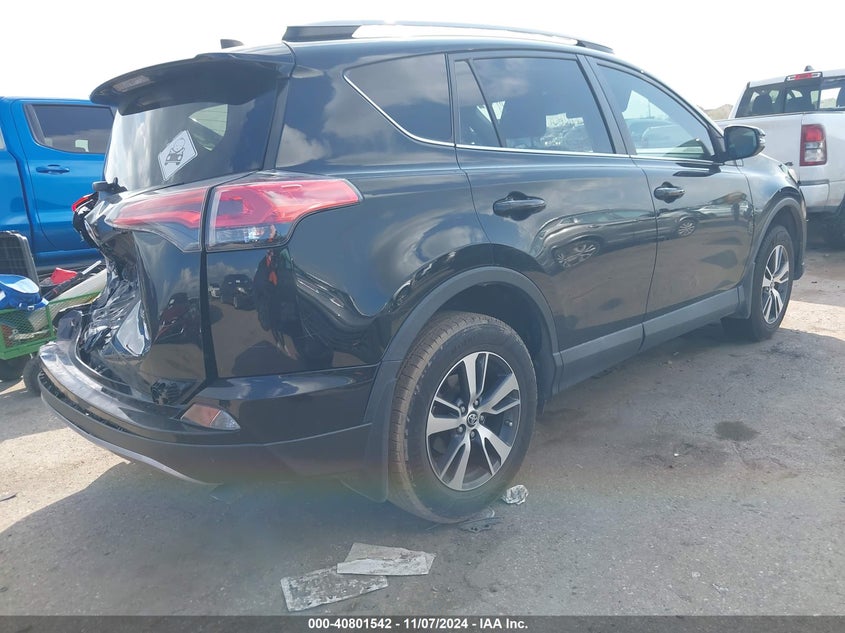2018 TOYOTA RAV4 ADVENTURE/XLE VIN: 2T3WFREVXJW458479