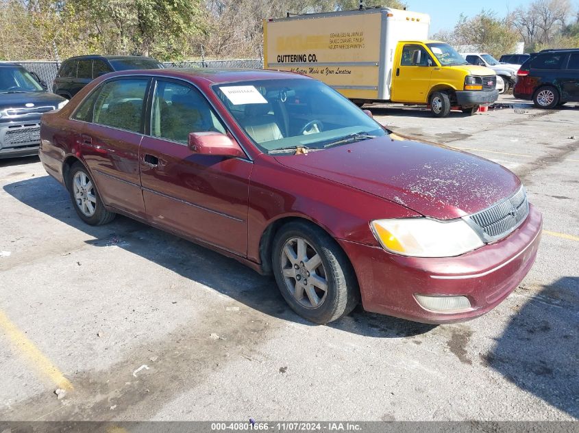 2000 Toyota Avalon Xls VIN: 4T1BF28B8YV051514 Lot: 40801666