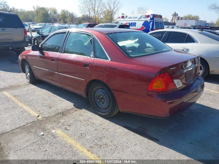 2000 Toyota Avalon Xls VIN: 4T1BF28B8YV051514 Lot: 40801666