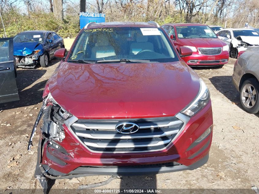 2018 Hyundai Tucson Sel VIN: KM8J3CA45JU656943 Lot: 40801725