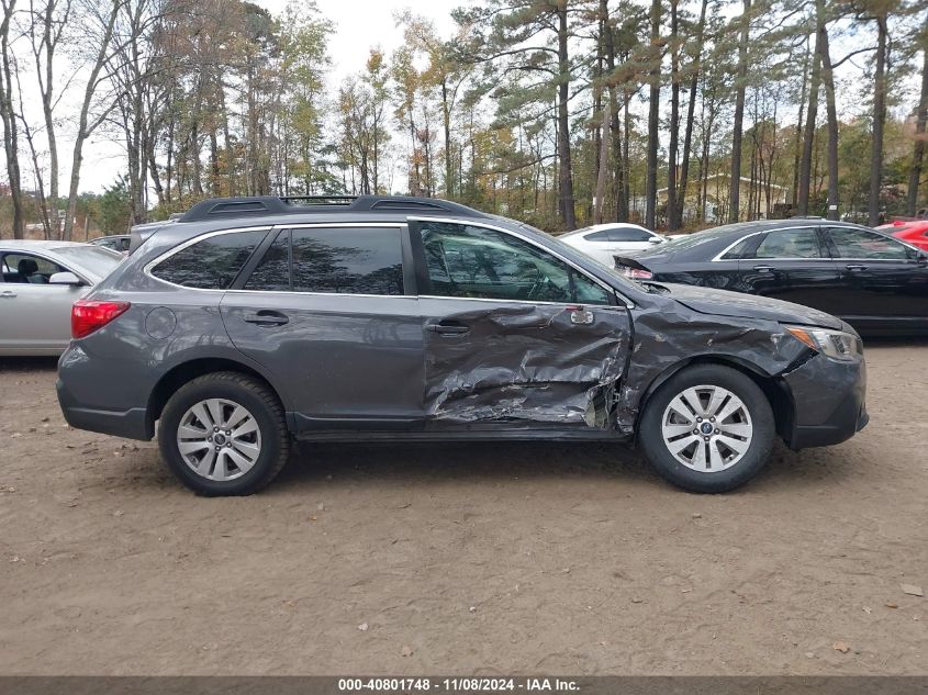 2019 Subaru Outback 2.5I Premium VIN: 4S4BSAFC1K3310701 Lot: 40801748