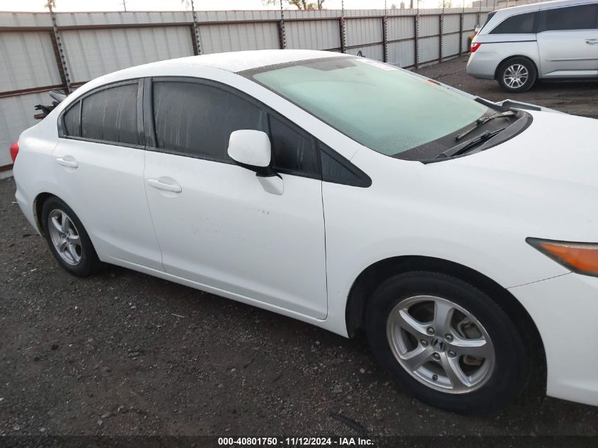 2012 Honda Civic Sdn Cng/Natural Gas VIN: 19XFB5F50CE003092 Lot: 40801750