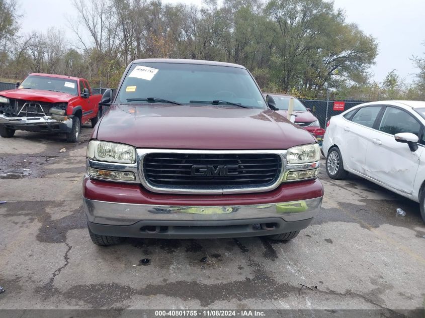 2001 GMC Sierra 1500 Sle VIN: 1GTEK19V81Z222433 Lot: 40801755