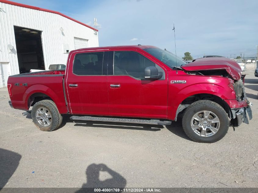 2016 Ford F-150 Xlt VIN: 1FTEW1EF1GKD10261 Lot: 40801769