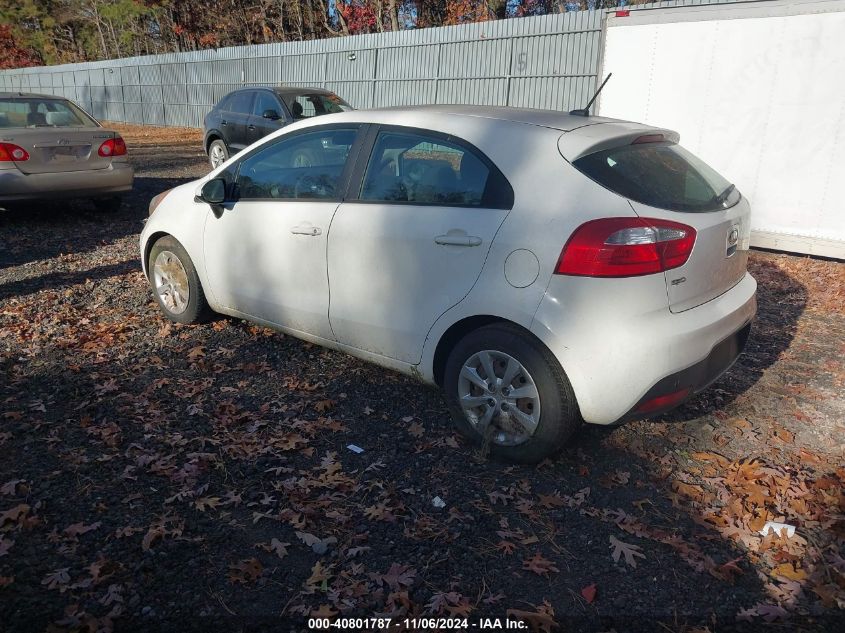 2012 Kia Rio5 Lx VIN: KNADM5A36C6026757 Lot: 40801787