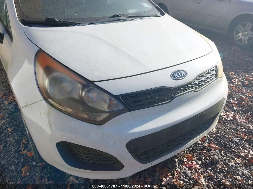 2012 Kia Rio5 Lx VIN: KNADM5A36C6026757 Lot: 40801787