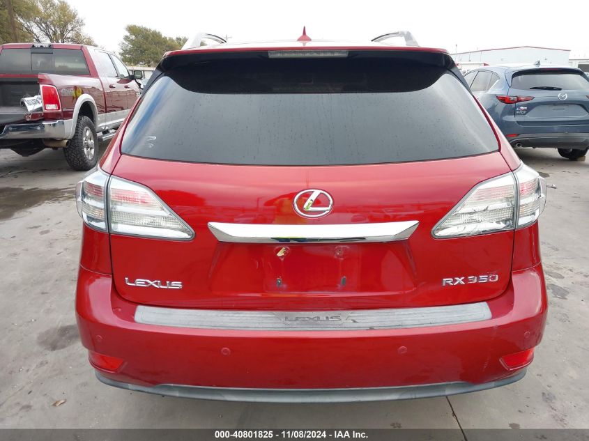 2010 Lexus Rx 350 VIN: 2T2ZK1BAXAC024421 Lot: 40801825