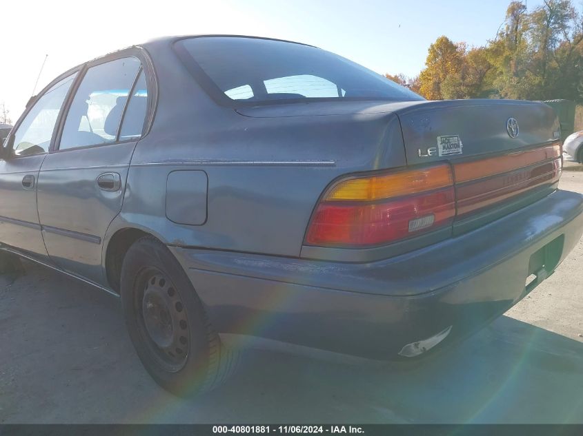 1993 Toyota Corolla Le VIN: 1NXAE00E3PZ069538 Lot: 40801881