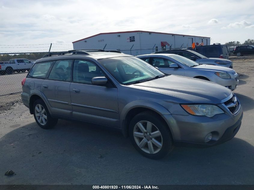 2008 Subaru Outback 2.5I Limited/2.5I Limited L.l. Bean Edition VIN: 4S4BP62C887326450 Lot: 40801920