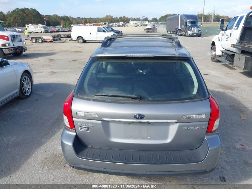 2008 Subaru Outback 2.5I Limited/2.5I Limited L.l. Bean Edition VIN: 4S4BP62C887326450 Lot: 40801920