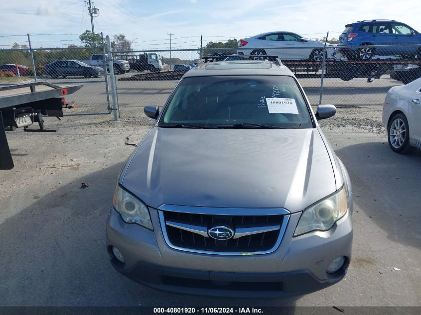 2008 Subaru Outback 2.5I Limited/2.5I Limited L.l. Bean Edition VIN: 4S4BP62C887326450 Lot: 40801920