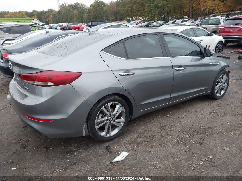 VIN KMHD84LF0HU263865 2017 Hyundai Elantra, Limited no.4