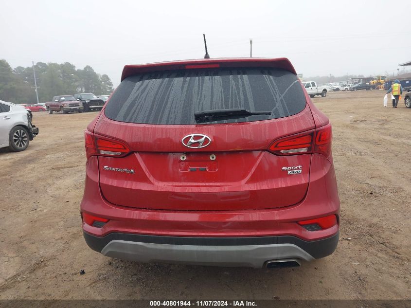 2018 Hyundai Santa Fe Sport 2.4L VIN: 5XYZTDLB7JG558846 Lot: 40801944