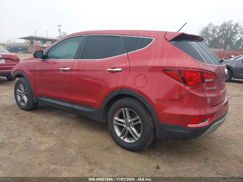 VIN 5XYZTDLB7JG558846 2018 Hyundai Santa Fe, Sport... no.3