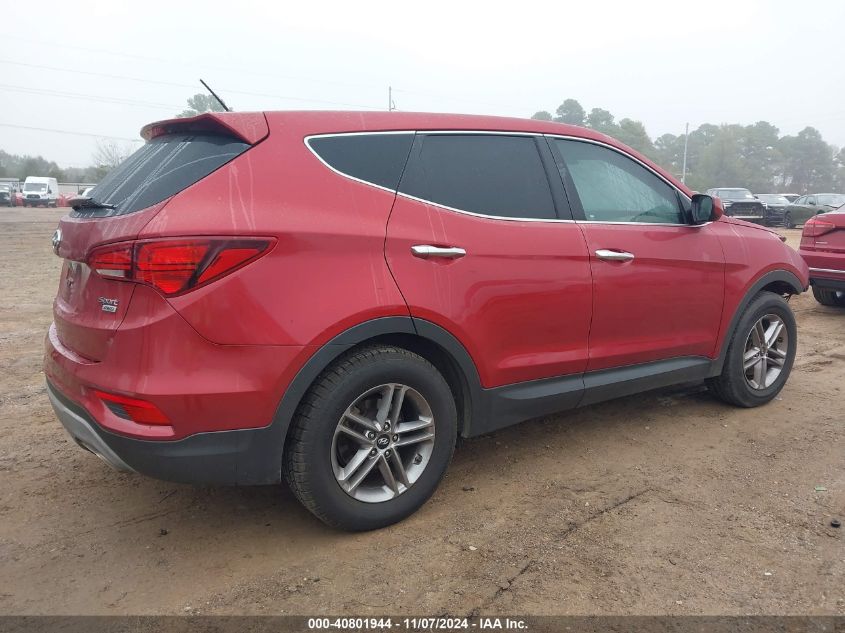 VIN 5XYZTDLB7JG558846 2018 Hyundai Santa Fe, Sport... no.4