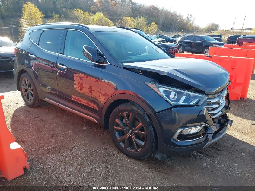 VIN 5XYZW4LA8HG461907 2017 HYUNDAI SANTA FE SPORT no.1