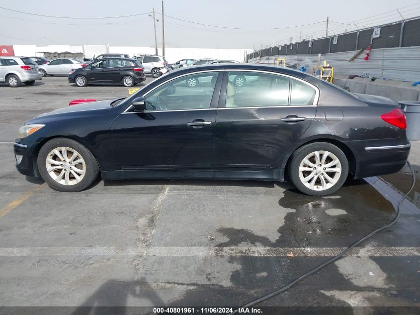 2013 Hyundai Genesis 3.8 VIN: KMHGC4DD3DU215554 Lot: 40801961