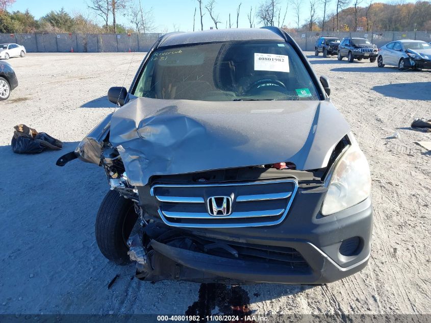 2005 Honda Cr-V Lx VIN: SHSRD78525U331474 Lot: 40801982