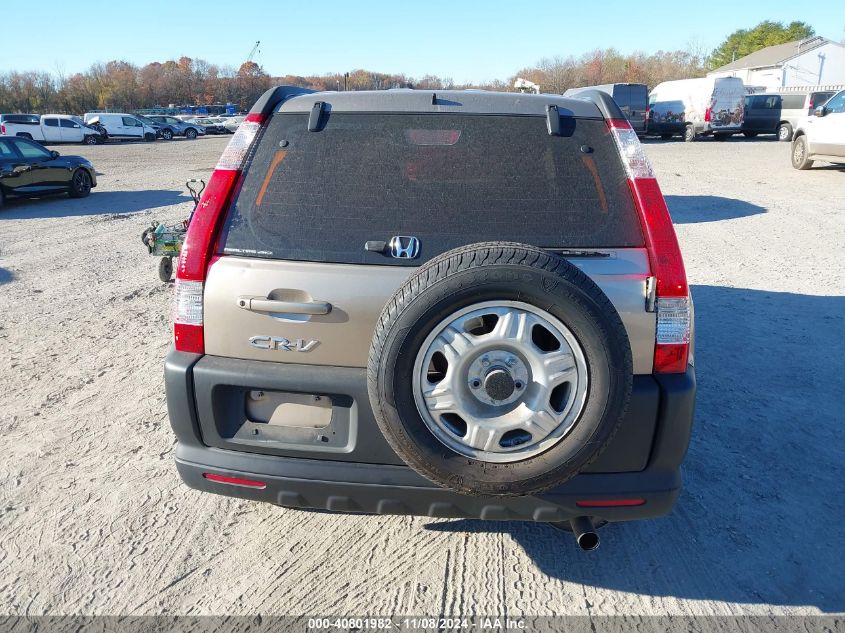 2005 Honda Cr-V Lx VIN: SHSRD78525U331474 Lot: 40801982