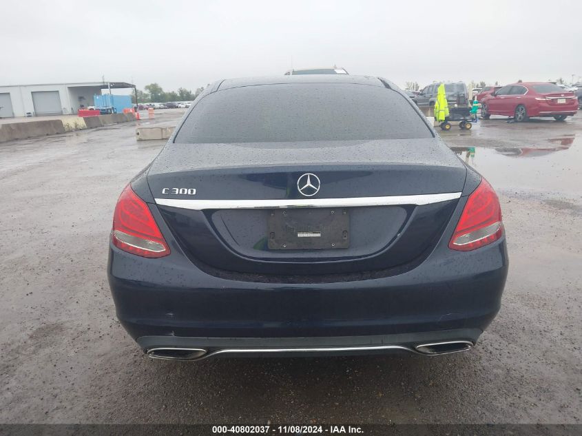 2015 Mercedes-Benz C 300 Luxury/Sport VIN: 55SWF4JB9FU084778 Lot: 40802037